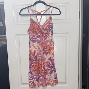 Prana Orange and Purple Sundress